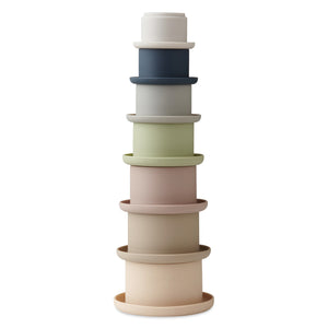 Soft Silicone Stacking Cupsi