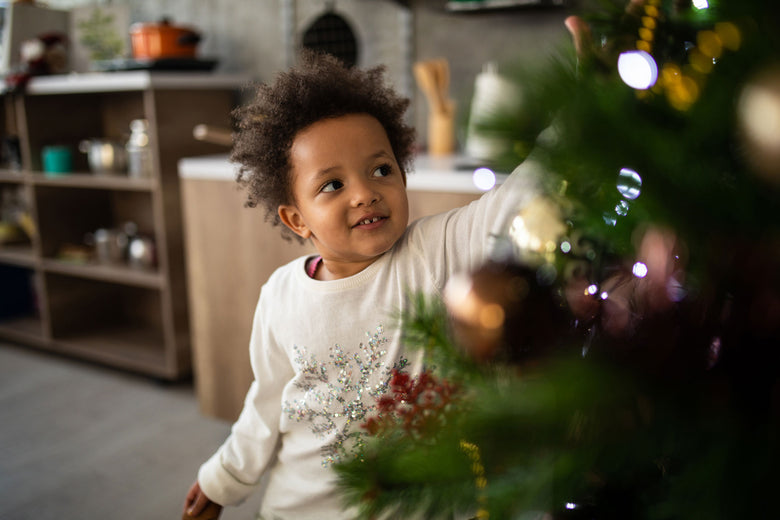 How to Decorate for the Holidays with Curious, Hands-On Toddlers Around