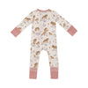 Pretty Ponies 2-Way Zipper Romper