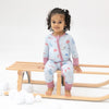 Ice Skating 1-Way Zipper Romper