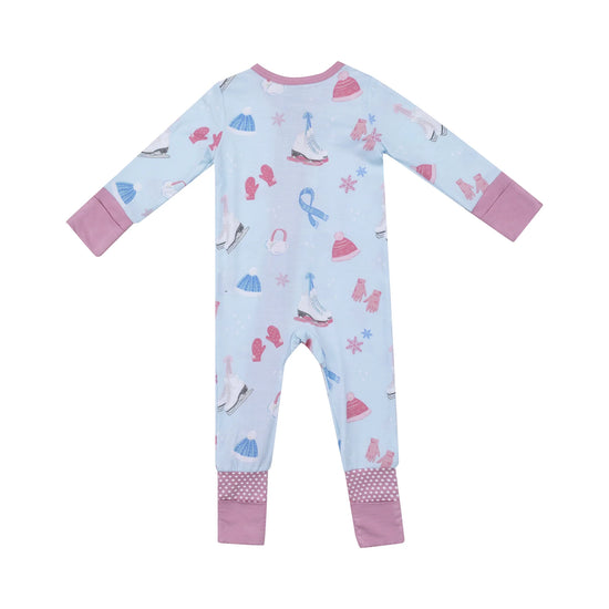 Ice Skating 1-Way Zipper Romper