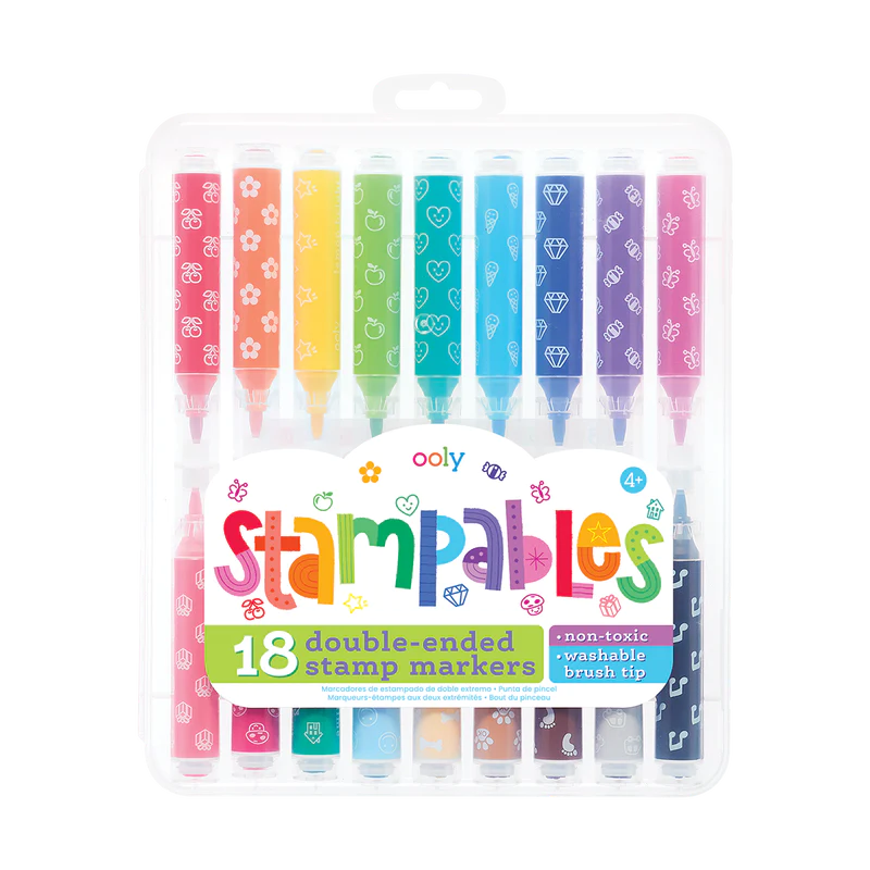 marryページ★同梱2点(差額) Stamp-A-Doodle Double-Ended Markers - OOLY