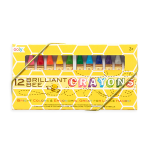 Brilliant Bee Crayons (Set of 12)