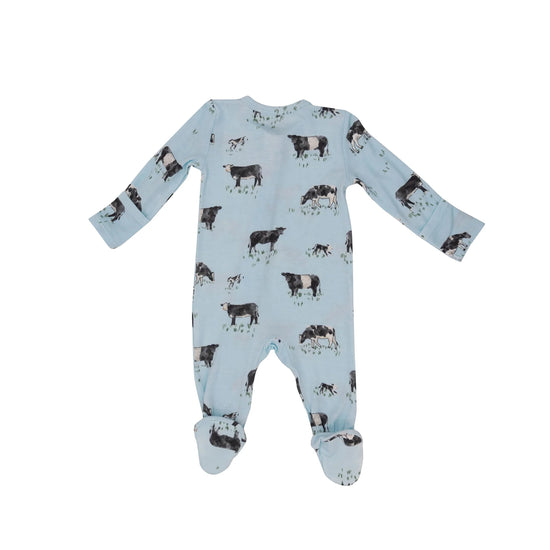 Black Cow 2-Way Zipper Footie