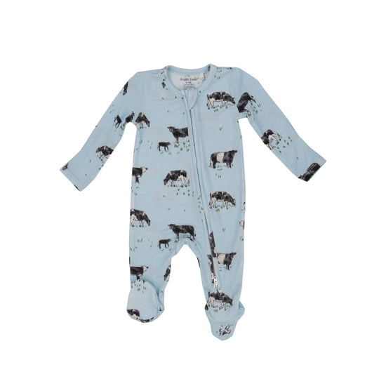 Black Cow 2-Way Zipper Footie