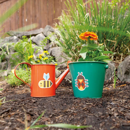 Beetle & Bee Kids Watering Can (two colors available)