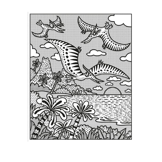 Dinosaurs: Magic Painting Book