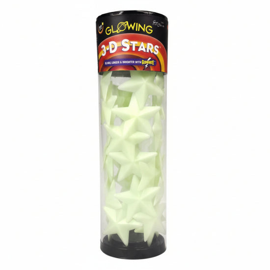 3D Glow Stars in a Tube