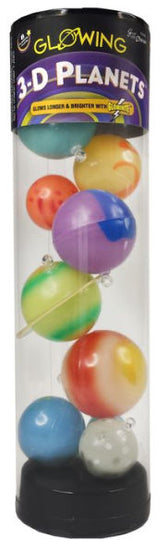 3D Glow Planets in a Tube