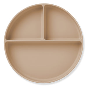 Divided Silicone Plate (Oatmeal)