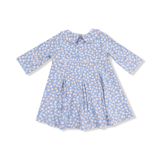 Country Calico Box Pleat Dress & Leggings Set