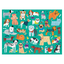 Cats and Dogs Double-Sided Puzzle