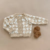 Cheetah Cardigan, Latte/Cream