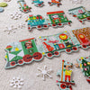 Christmas Train Shaped 30-Piece Floor Puzzle