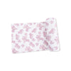 Countryside Coreopsis Waffle-Knit Swaddling Blanket