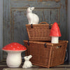 Small Mushroom LED Lamp/Nightlight, Red