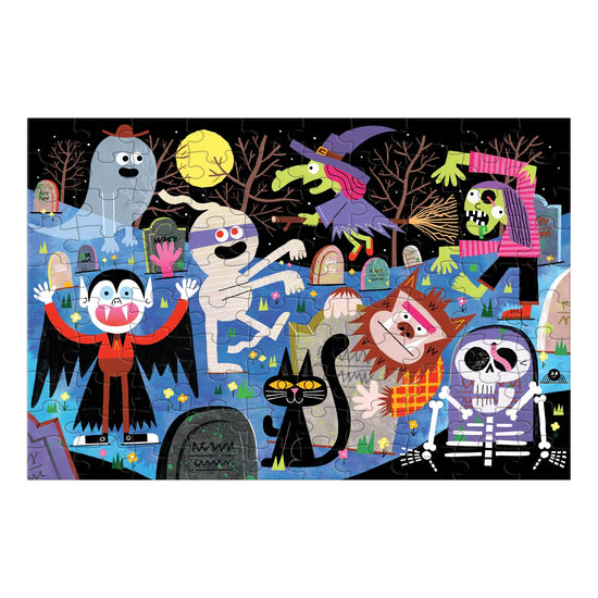 Haunted Graveyard 100-Piece Glow in the Dark Puzzle