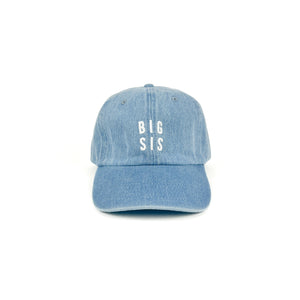 Big Sis Baseball Hat, Denim