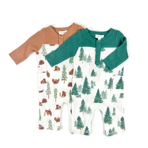 Forest & Bears Waffle-Knit Romper Bundle