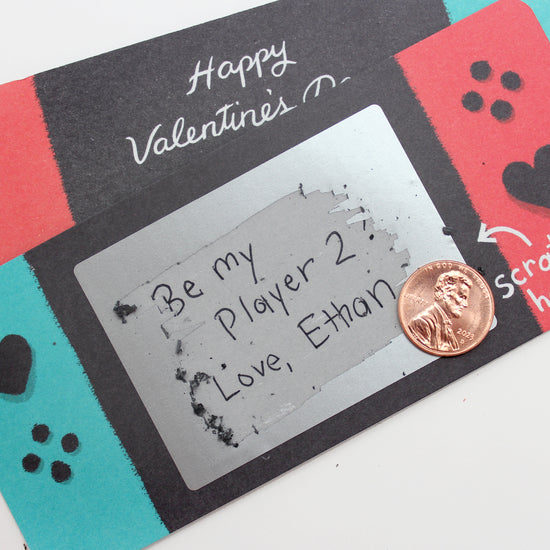 Scratch-Off Valentine Cards