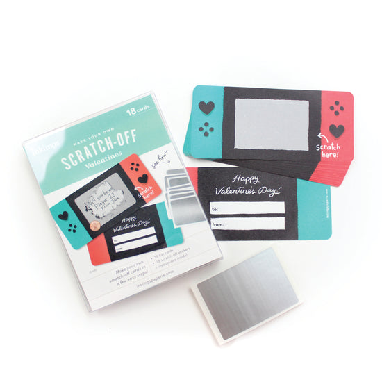 Scratch-Off Valentine Cards