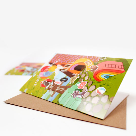 Sticker Scene Birthday Card (3 styles available)