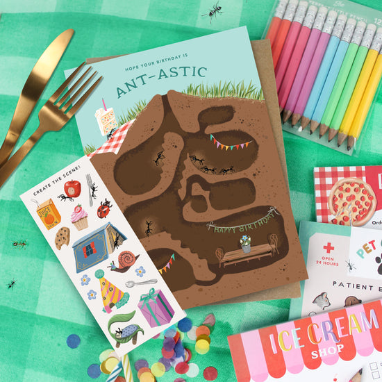 Sticker Scene Birthday Card (3 styles available)