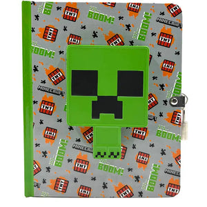 Minecraft Squishy Creeper Lock and Key Diary