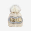 Ski Goggles Hat, Cream