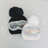 Ski Goggles Hat, Cream