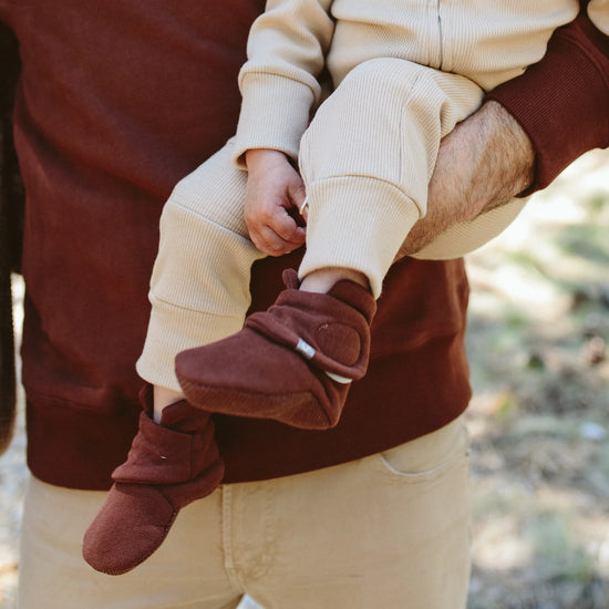 Terry Baby Boots, Redwood