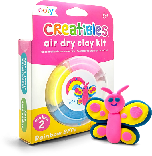 Rainbow BFFs Creatibles Air Dry Clay Kit