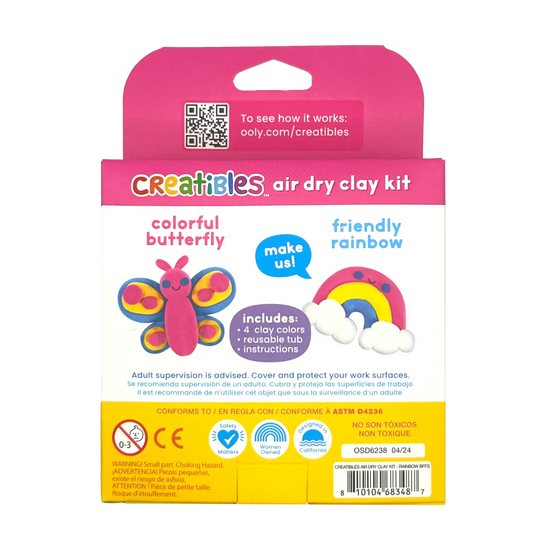 Rainbow BFFs Creatibles Air Dry Clay Kit