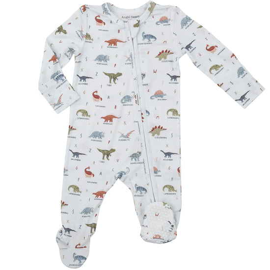 Dinosaur ABC 2-Way Zipper Footie