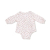 Muslin Carrie Floral Kimono Bodysuit with Ruffle