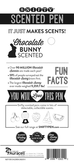 Chocolate Easter Bunny Scented Pen