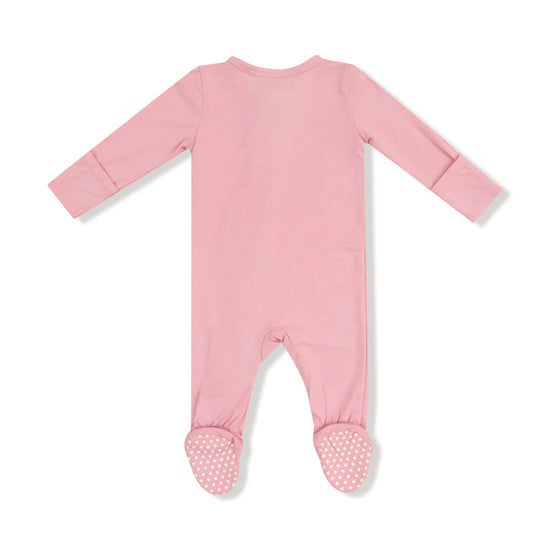 Pink Dolphin 2 Way Zipper Footie