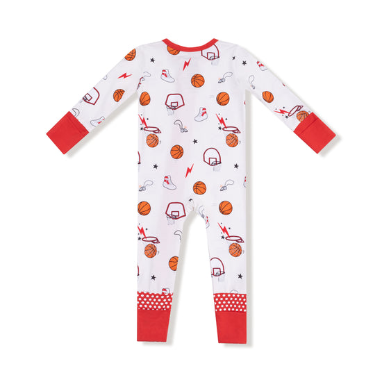 Basketball Uni 2-Way Zipper Romper