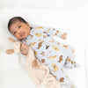 Best Friends Blue 2-Way Zipper Footie