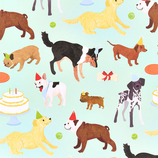 Birthday Dogs Wrapping Paper