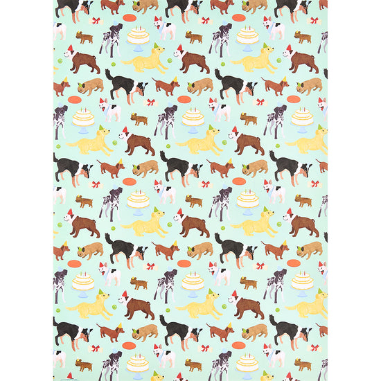 Birthday Dogs Wrapping Paper