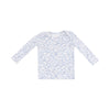 Blue Calico Floral Loungewear Set
