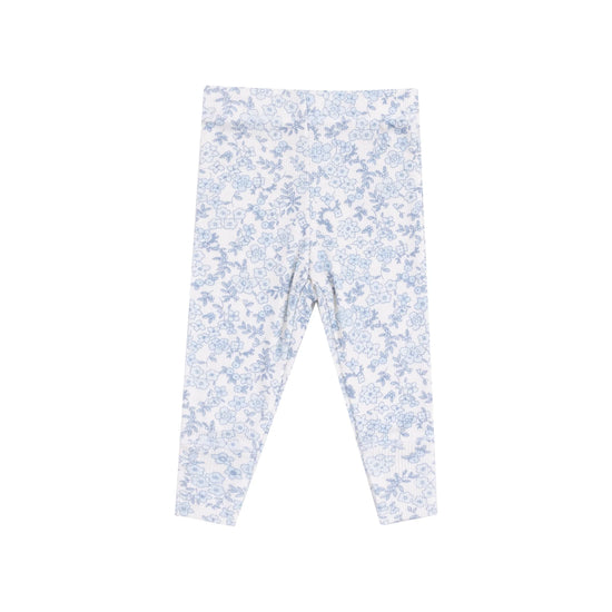 Blue Calico Floral Loungewear Set