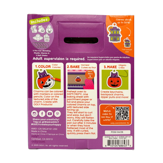 Boo Crew Shrink-Its! Mini DIY Shrink Art Kit