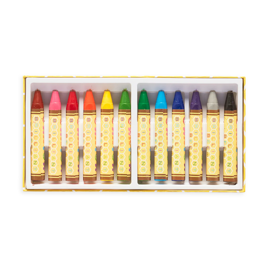 Brilliant Bee Crayons (Set of 12)