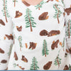 Brown Bears Waffle-Knit Loungewear Set