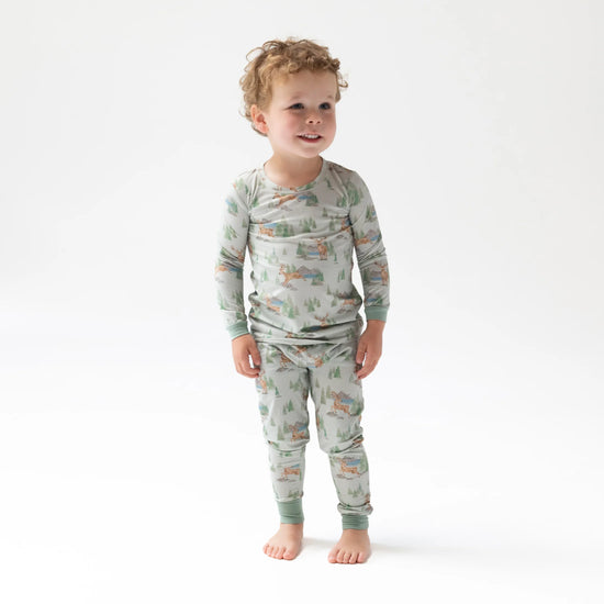 Buck Deer Long Sleeve Loungewear Set