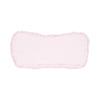Classic Pink Striped Ruffle Burp Cloth