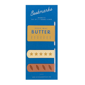 Book was Butter Magnetic Bookmark Set