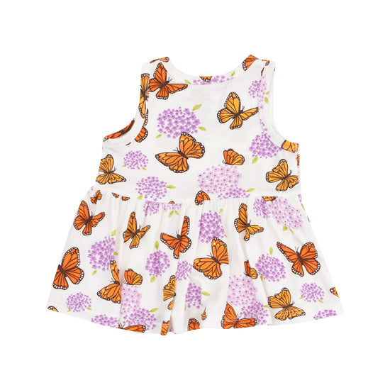 Monarch Butterflies & Milkweed Peplum Tank & Shorts Set